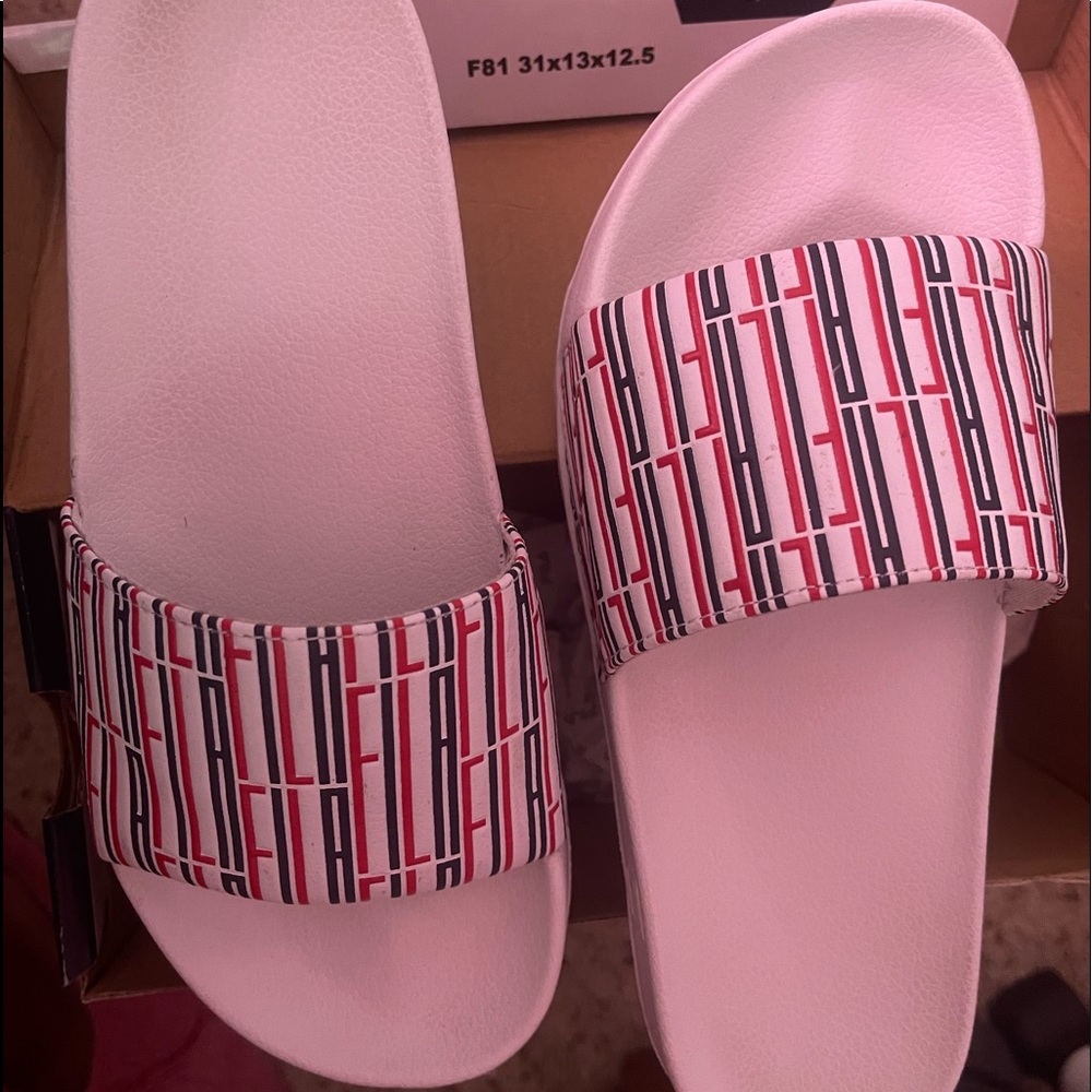Fila drifter lia sandals slides size 9
